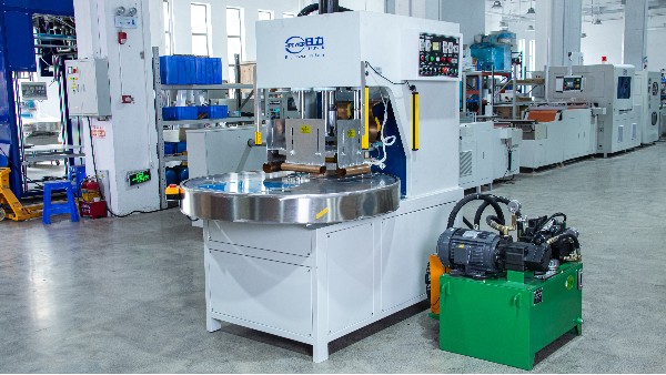 HR-15KW-4AC 自动转盘高频机 吸塑包装同步熔断专用 | 东莞日力