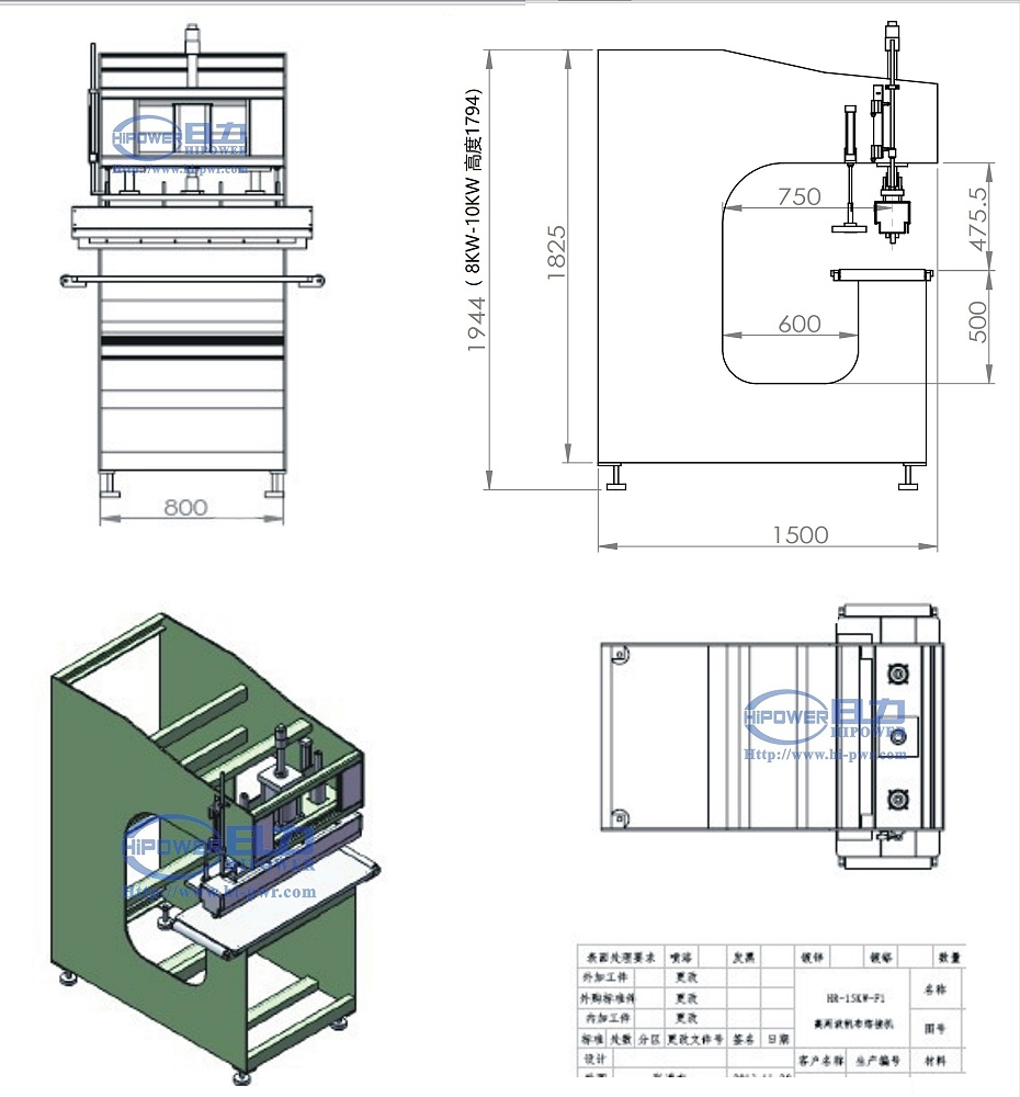 HR-15KW-F1帆布机